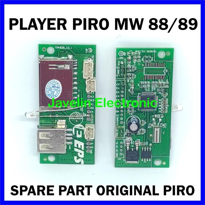PREMIUM Slot Player MP3 Piro Ampli MW 88 / MW 89 Kit Modul MP3 Original Piro