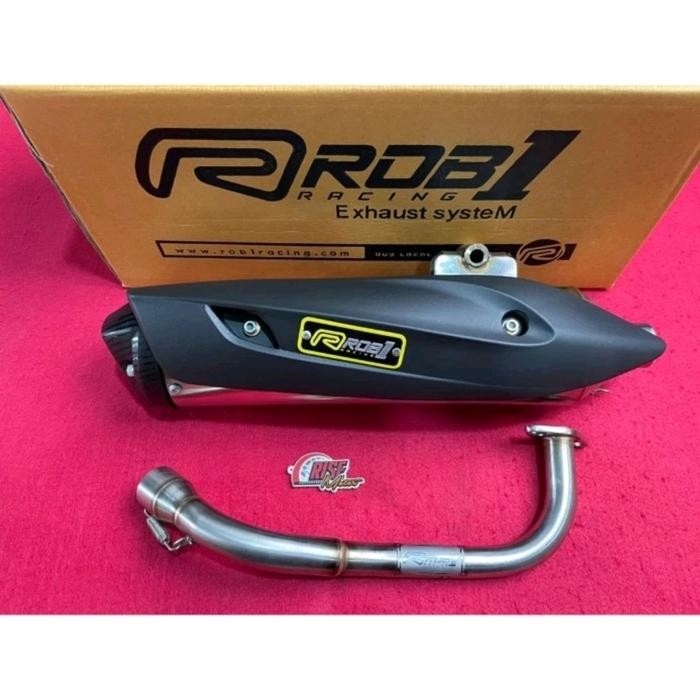 PREMIUM KNALPOT ROB1 VARIO 125 150 OLD CAP V COVER