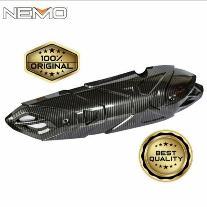 PREMIUM cover knalpot carbon Yamaha New AEROX 155 CONNECTED 2021