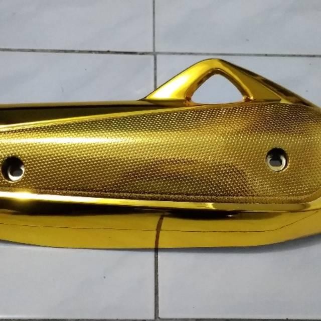 PREMIUM Cover knalpot nmax gold