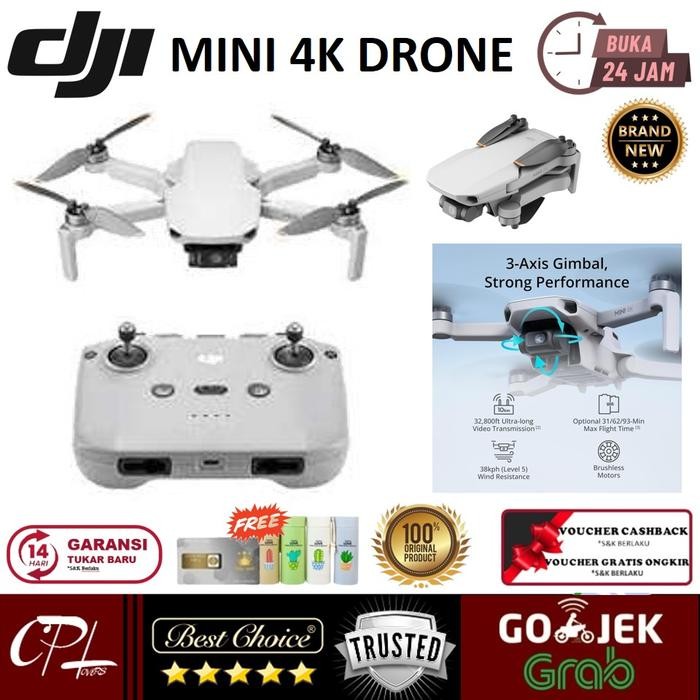 DJI Mini 4K Drone with 4K UHD Camera 3-Axis Gimbal Stabilization