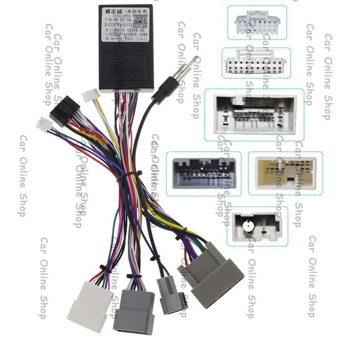 PREMIUM Kabel Soket Headunit Android Plug N Play CRV 2012-2017 + canbus CIVIC