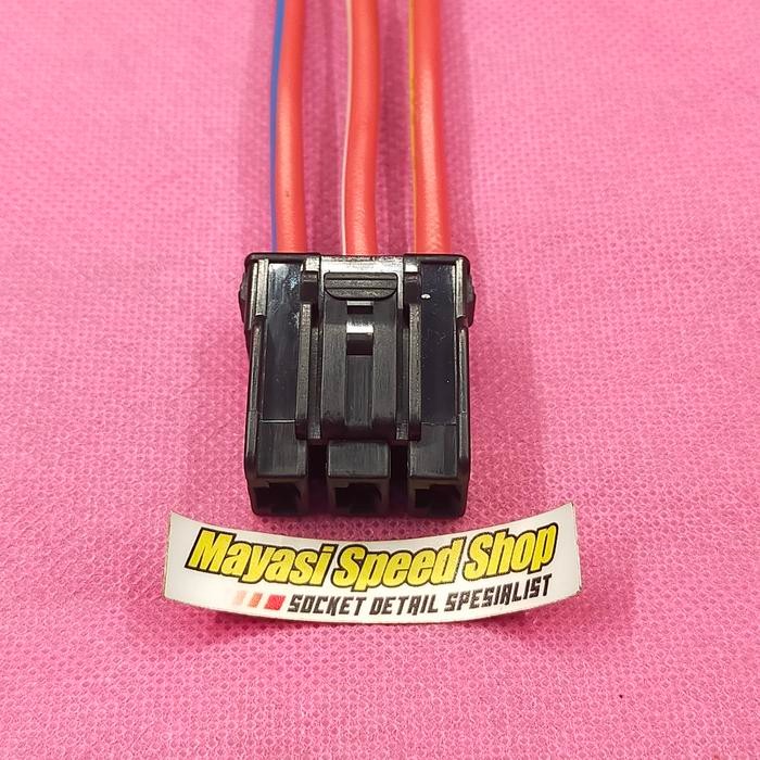 PREMIUM soket acg soket connector ecu ACG 3 pin Vario 150-vario 125-PCX 150.