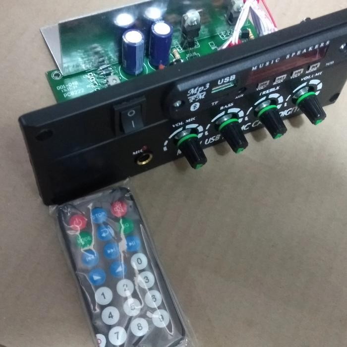 PREMIUM rangkaian modul power ampli speaker aktif mono plus USB blototh