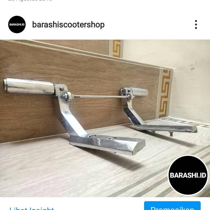 PREMIUM footstep lipat vespa replika vigano bkn fa italia