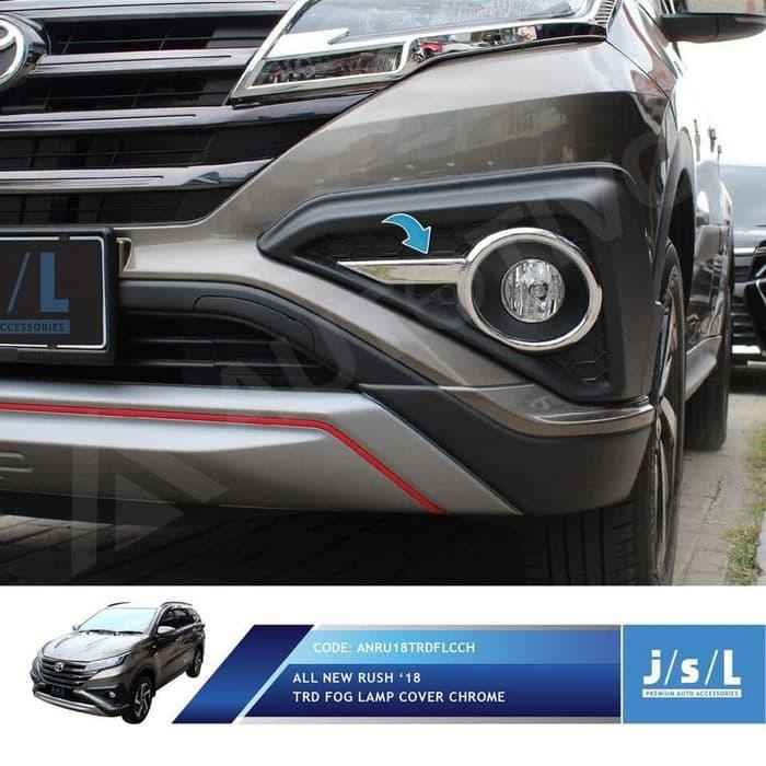 PREMIUM JSL Cover Ring Garnish Fog Lamp Foglamp Cover All New Rush TRD 2018