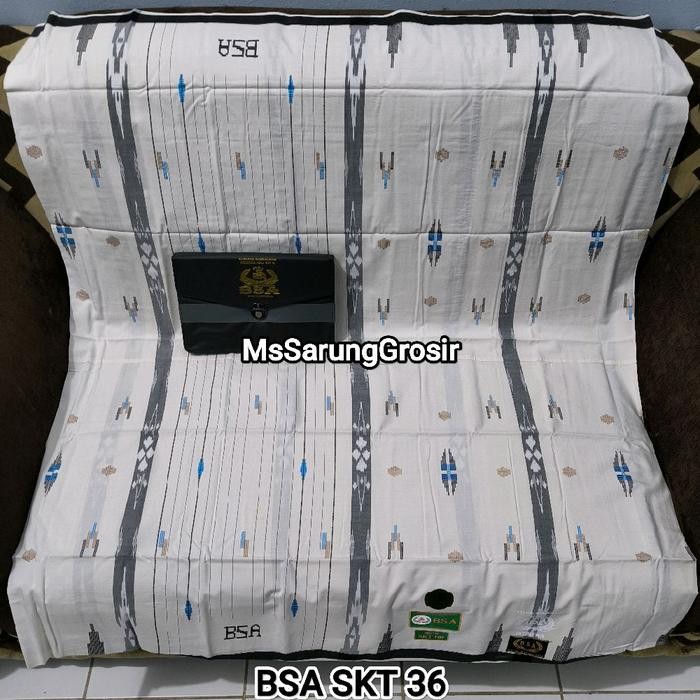 Sarung BSA SKT Songket Jahit Tengah