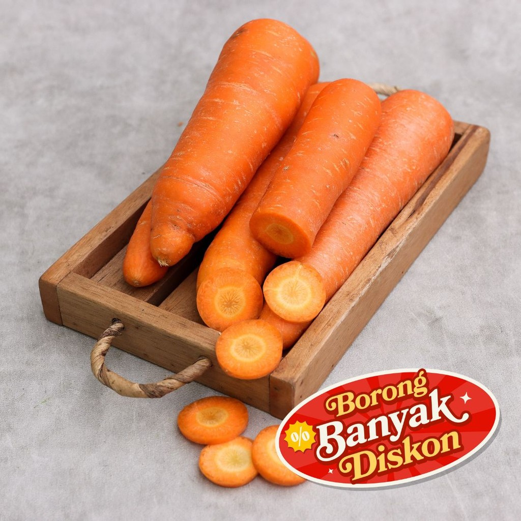 

Bundle 2 Wortel Berastagi Konvensional 500 gram