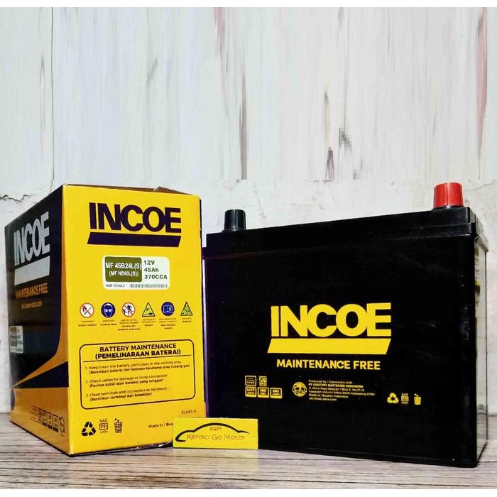 READY STOK AKI INCOE MF NS60LS KERING ACCU MOBIL ALL NEW YARIS ALL NEW VIOS LIMO