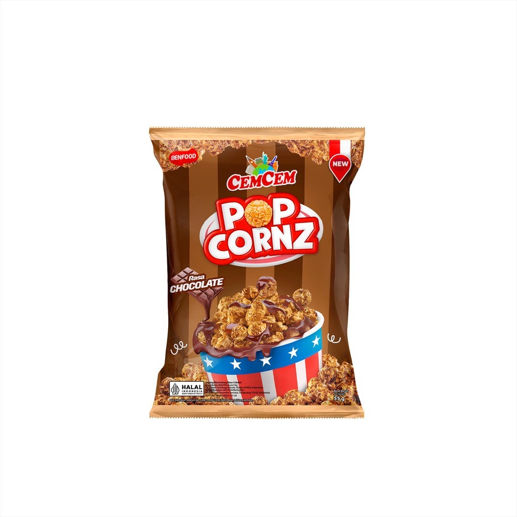 

Cemcem Popcornz Chocolate 55g