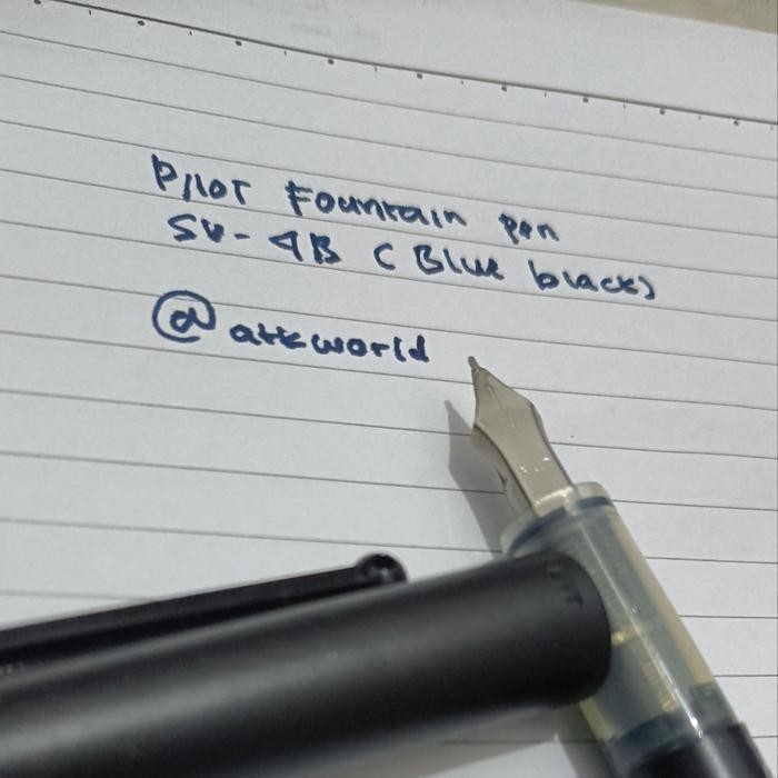 

Ready JT Pilot Fountain Pen SV-4B / Pulpen Fountain Pilot SV4B / Pilot Fountain (Ink Blue Black)