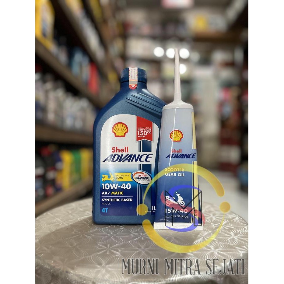 Shell Advance AX7 Matic SAE 10W-40 AX-7 10W40 10 W 40 1 L