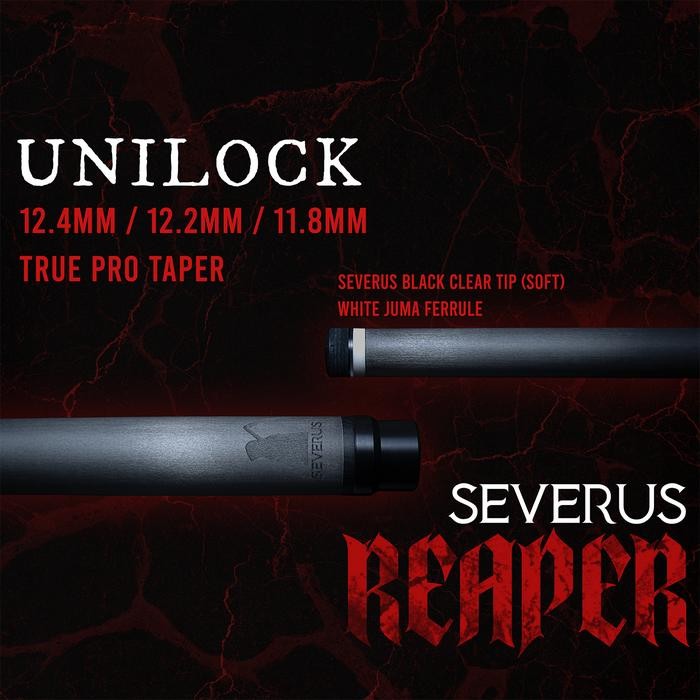 Severus Reaper Carbon Shaft Stik Billiard Uniloc Cuetec Predator Kamui