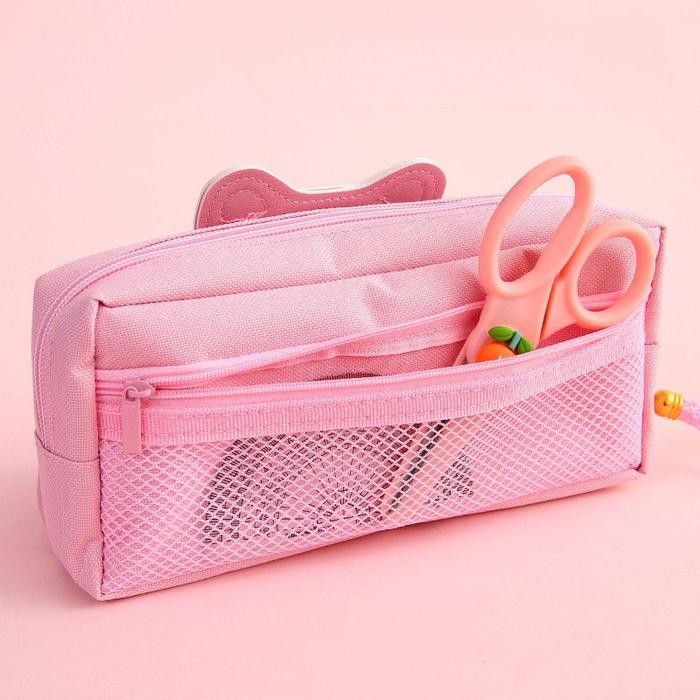 

Ready JT OMYGOOSE PENCIL CASE ANAK KARAKTER KUCING / TEMPAT PENSIL KANVAS GLITTER / STATIONERY MOTIF