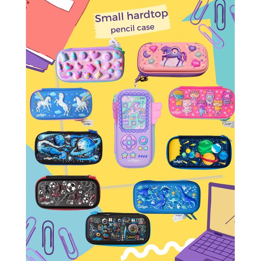 

Ready JT SMIGGLE Wonderous hardtop pencil case small nimbul 3D Pen