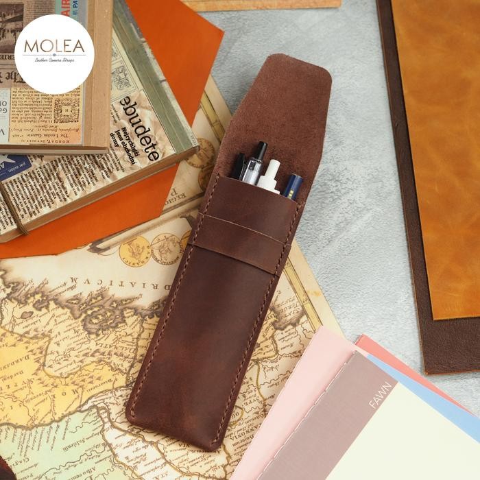 

Ready JT Tempat pensil kulit & pen sleeve