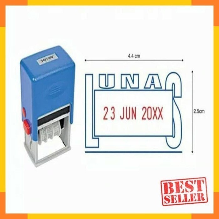 

Ready JT Joyko S-71 Date Stamp Lunas 2 colors (Sudah ada tinta Di dalamnya)