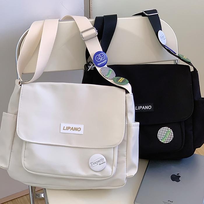 BEST SELLER Ready COD Korea Tas Selempang Wanita Kanvas Tas Wanita Murah Tas Bahu Sekolah Cewek