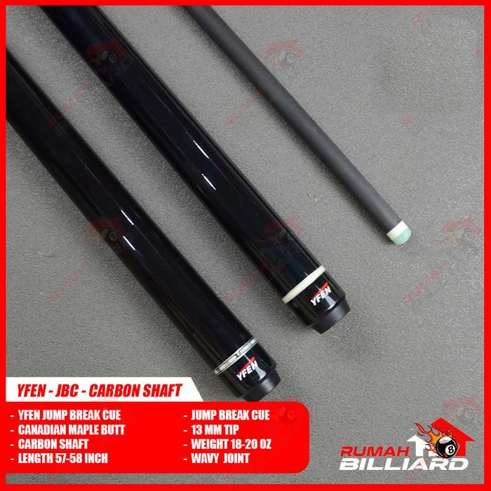 Stick Billiard - Billiard Cue - YFEN Jump Break Cue - Carbon Shaft