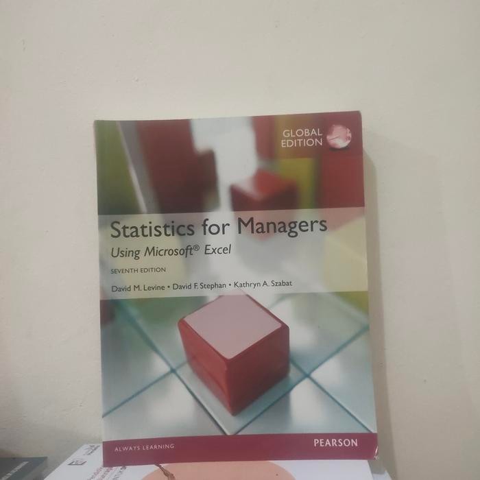 

HOT SALE! STATISTICS FOR MANAGERS USING MICRISOFT EXCEL - DAVID M