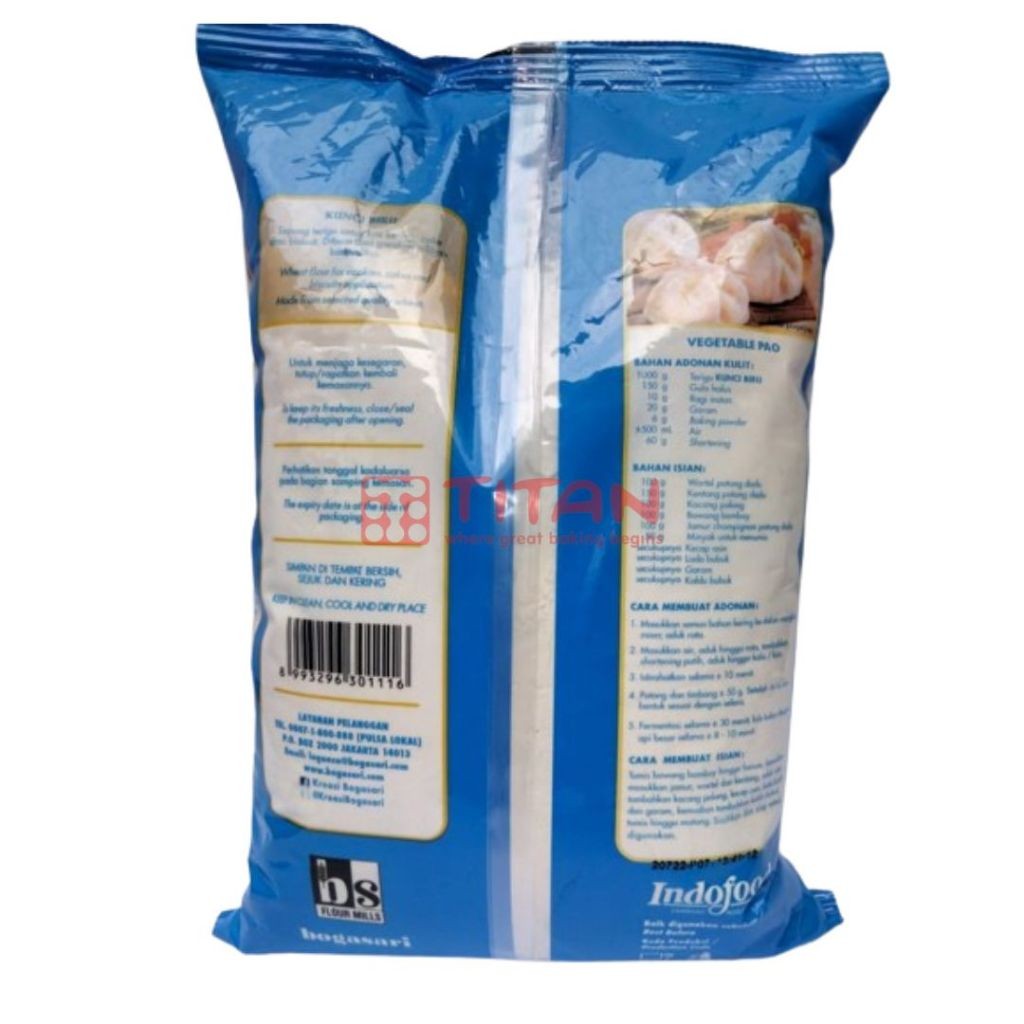 

Tepung Terigu Kunci Biru 1000G/ Tepung Kue Kunci Biru 1 Kg