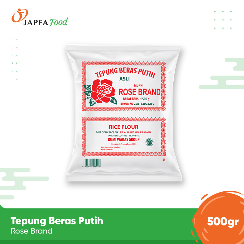 

Rose Brand Tepung Beras Putih 500gr