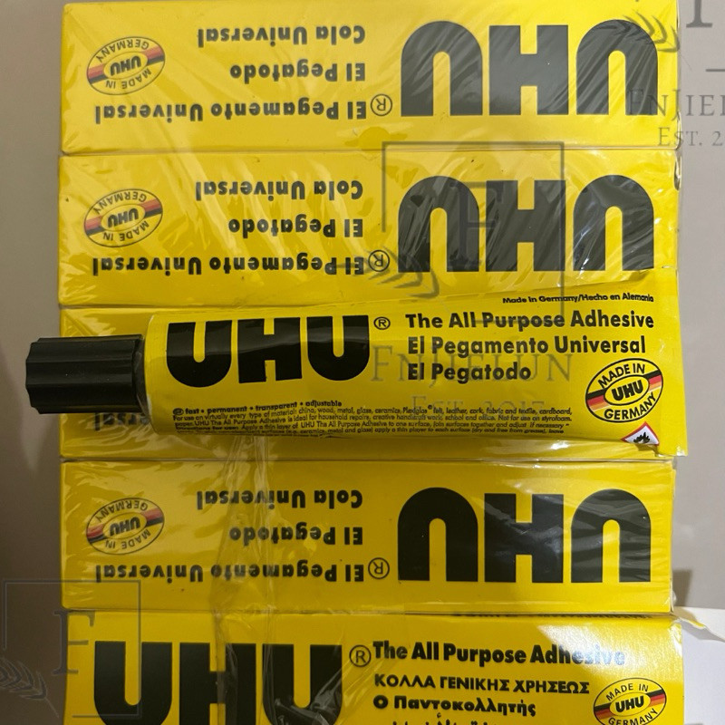 

Meriyah Storee - [HARGA 1 PACK (10pcs)] Lem UHU Cair 35ml