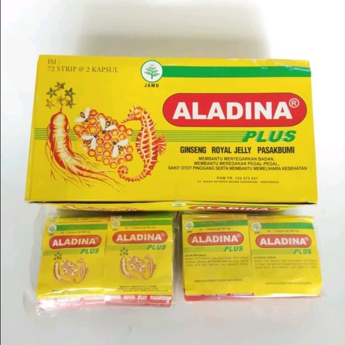 Aladina Kapsul Box isi 144