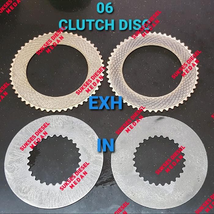 Gb06 06A 06 Clutch Disc Kain Klos Mesin Kapal Gearbox 4 Pcs