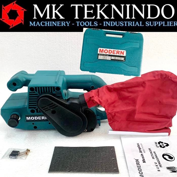 Modern Mesin Amplas Belt Sander 3 M-2553 Tank Berjalan Duduk 3 Inch
