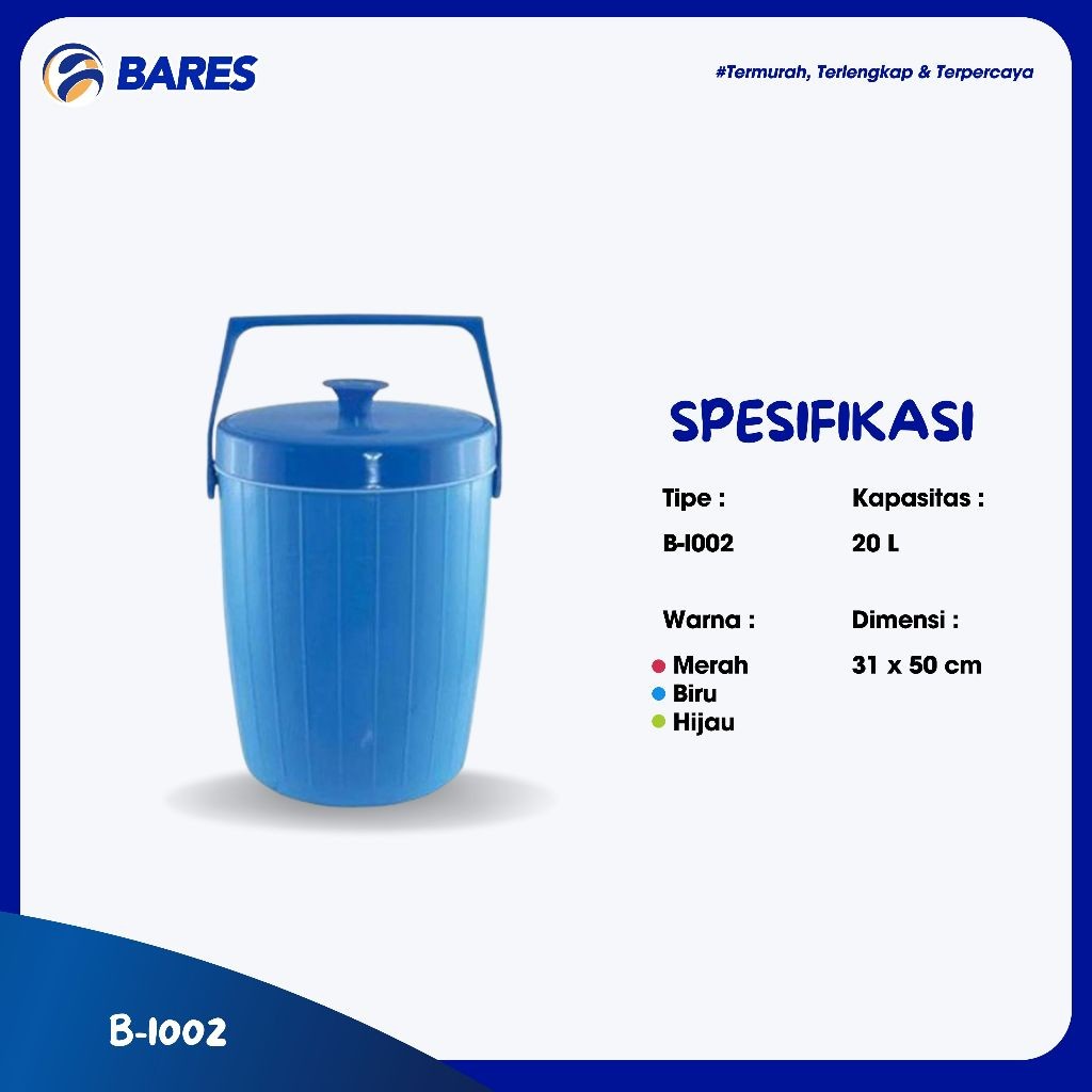 Maspion Termos Nasi Es Rice Bucket 20 Liter