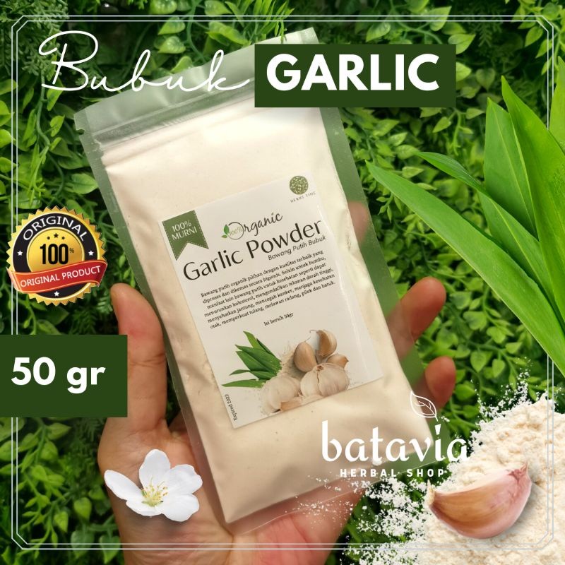 

Garlic Powder Bubuk Bawang Putih Organik Murni Premium Herbs Time Garlik