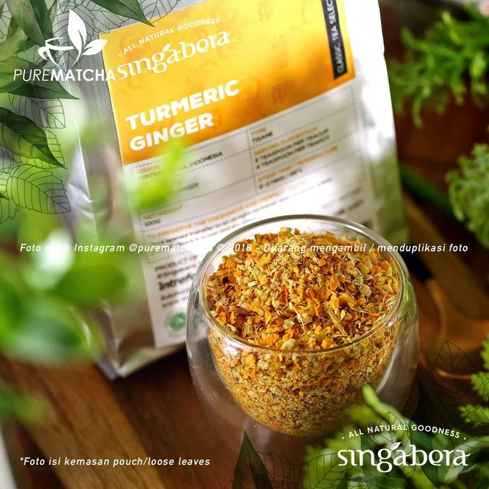 

Terlaris Singabera Teh - Turmeric Ginger Tisane 10Gr Sample Jahe Kunyit Rempah