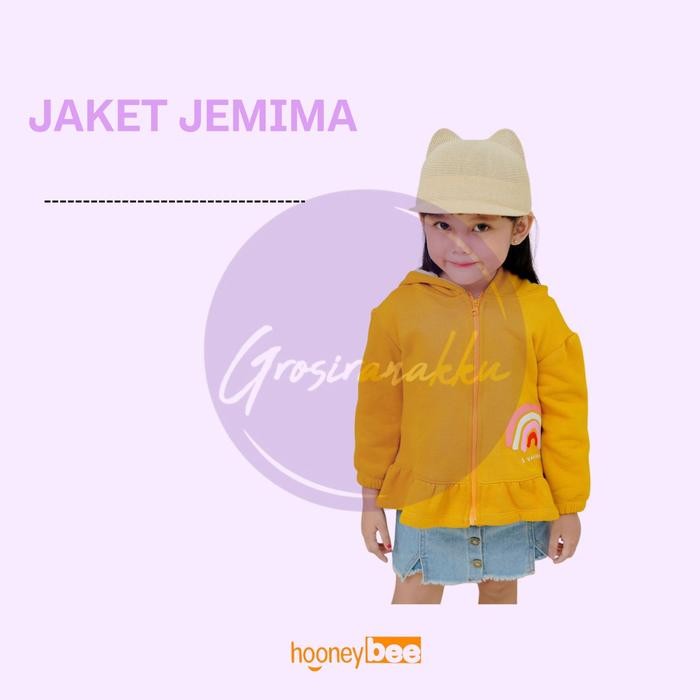 

Terlaris Jacket Anak Perempuan Jemima Hooneybee Warna Kunyit Size 1-5 Tahun