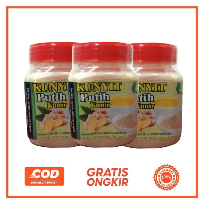 

Terlaris Kunyit Putih Bubuk / Serbuk Organik 100Gr Asli Original