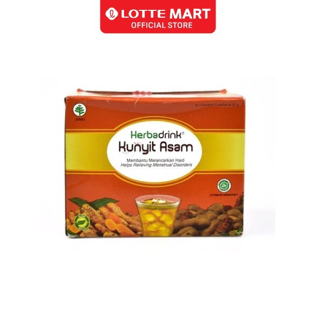 

Terlaris Herbadrink Kunyit Asam 5X25Gr