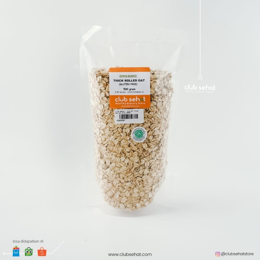 

Club Sehat - Rolled Oat Extra Thick 1kg
