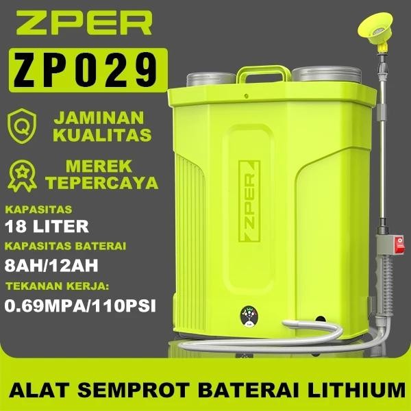 ZPER Alat Semprot Tangki Sprer Manual 18 Liter Elerik,Alat semprot tanaman pertanian, alat semprotan