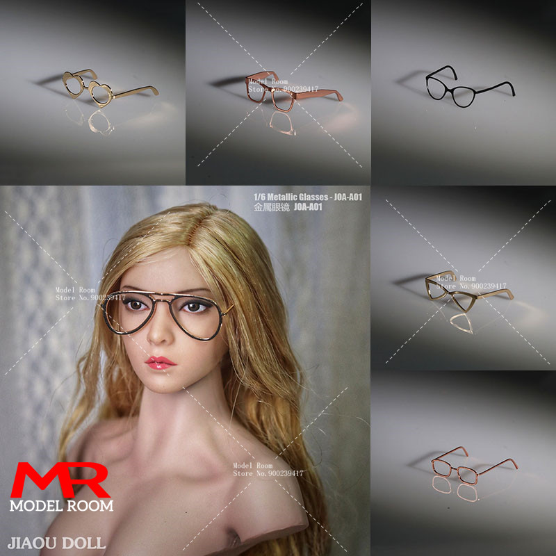 Jiaou Doll 1/6 Scale Fashion Eyeglass Frame Clothes Accessories Model Fit 12'' Female Soldier Action