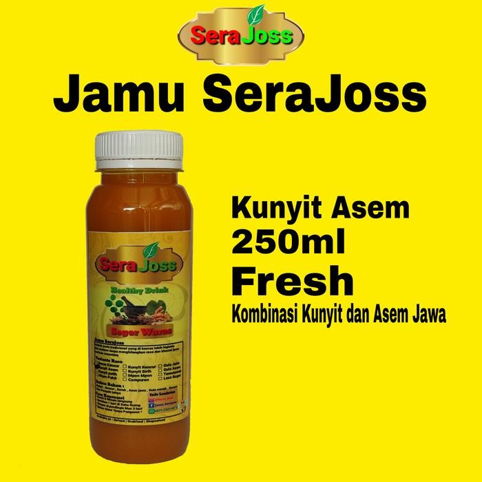 

Terlaris Jamu Kunyit Asem Serajoss 250Ml