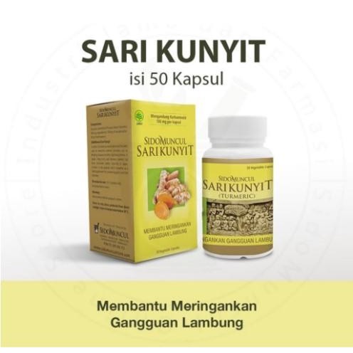 

Terlaris Sido Muncul Herbal Sari Kunyit 50 Kapsul Sakit Maag Perut Kembung