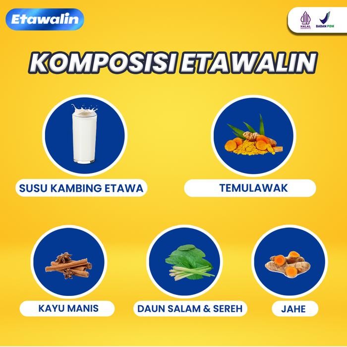 

Ready- Etawalin Susu Kambing Etawa 1 Box Halal Bpom - Minuman Susu Bubuk Asli Dengan Jahe,