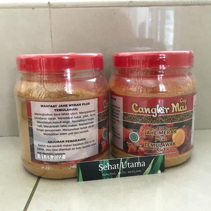 

Terlaris Jahe Merah Cangkir Mas Plus Kunyit Temulawak