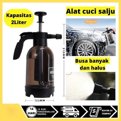 S - end Alat Semprot Cuci Motor Mobil Salju Snow wash Sprayer Proffesional Hand Snow Foam Spray