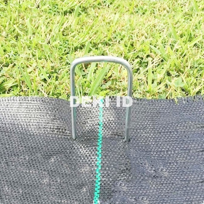 Weedmat Staples Paku U Galvanis Terpal Green House