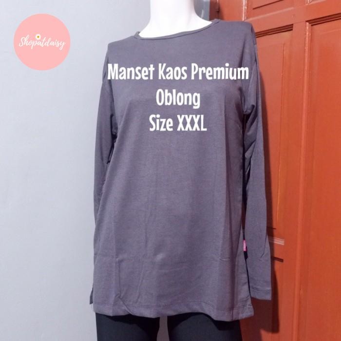 Manset Kaos Oblong Rayon Premium Size Xxxl