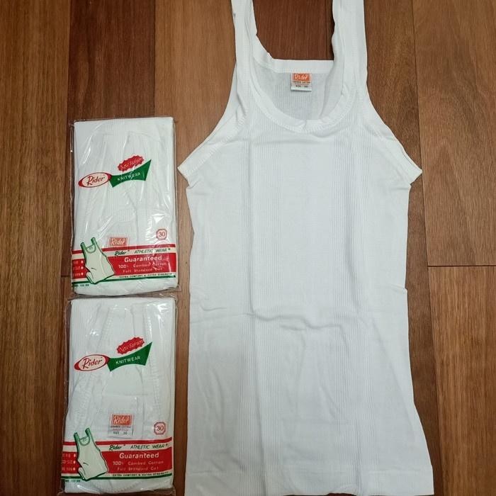 HOT PROMO 1PCS << KAOS DALAM PRIA DEWASA & ANAK (( SINGLET_RIDER )) TYPE 123B SIZE