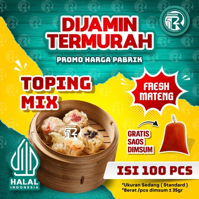 

Caraka.store1 DIMSUM/SIOMAY AYAM/FRESH MATANG ( ISI 100 )/ PROMO HARGA GROSIR