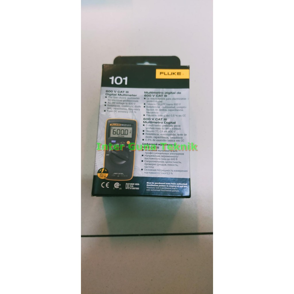 Spesial Fluke 101 Digital Multimeter Avometer Multitester
