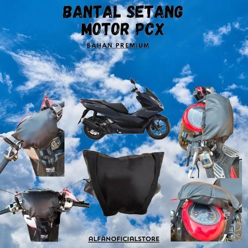 Berkahsspeed Bantal Setang Motor / Bantal Keamanan Anak /Bahan Kulit Anti Air Untuk Motor Pcx
